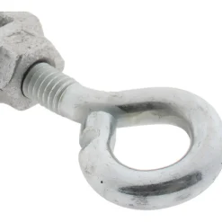 96 Lb Load Limit, 5/16" Thread Dia, 2-9/16" Take Up, Malleable Iron Eye & Eye Turnbuckle