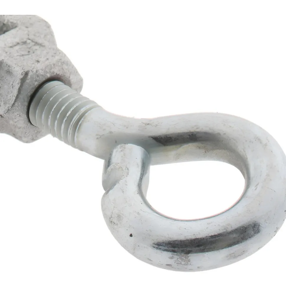 96 Lb Load Limit, 5/16" Thread Dia, 2-9/16" Take Up, Malleable Iron Eye & Eye Turnbuckle