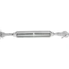 800 Lb Load Limit, 5/16" Thread Dia, 4-1/2" Take Up, Steel Jaw & Jaw Turnbuckle