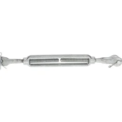 800 Lb Load Limit, 5/16" Thread Dia, 4-1/2" Take Up, Steel Jaw & Jaw Turnbuckle
