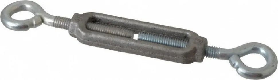 96 Lb Load Limit, 5/16" Thread Dia, 2-9/16" Take Up, Aluminum Eye & Eye Turnbuckle