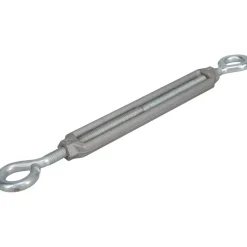 144 Lb Load Limit, 3/8" Thread Dia, 2-7/8" Take Up, Aluminum Eye & Eye Turnbuckle