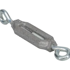 36 Lb Load Limit, #8 Thread Dia, 1-1/4" Take Up, Aluminum Eye & Eye Turnbuckle