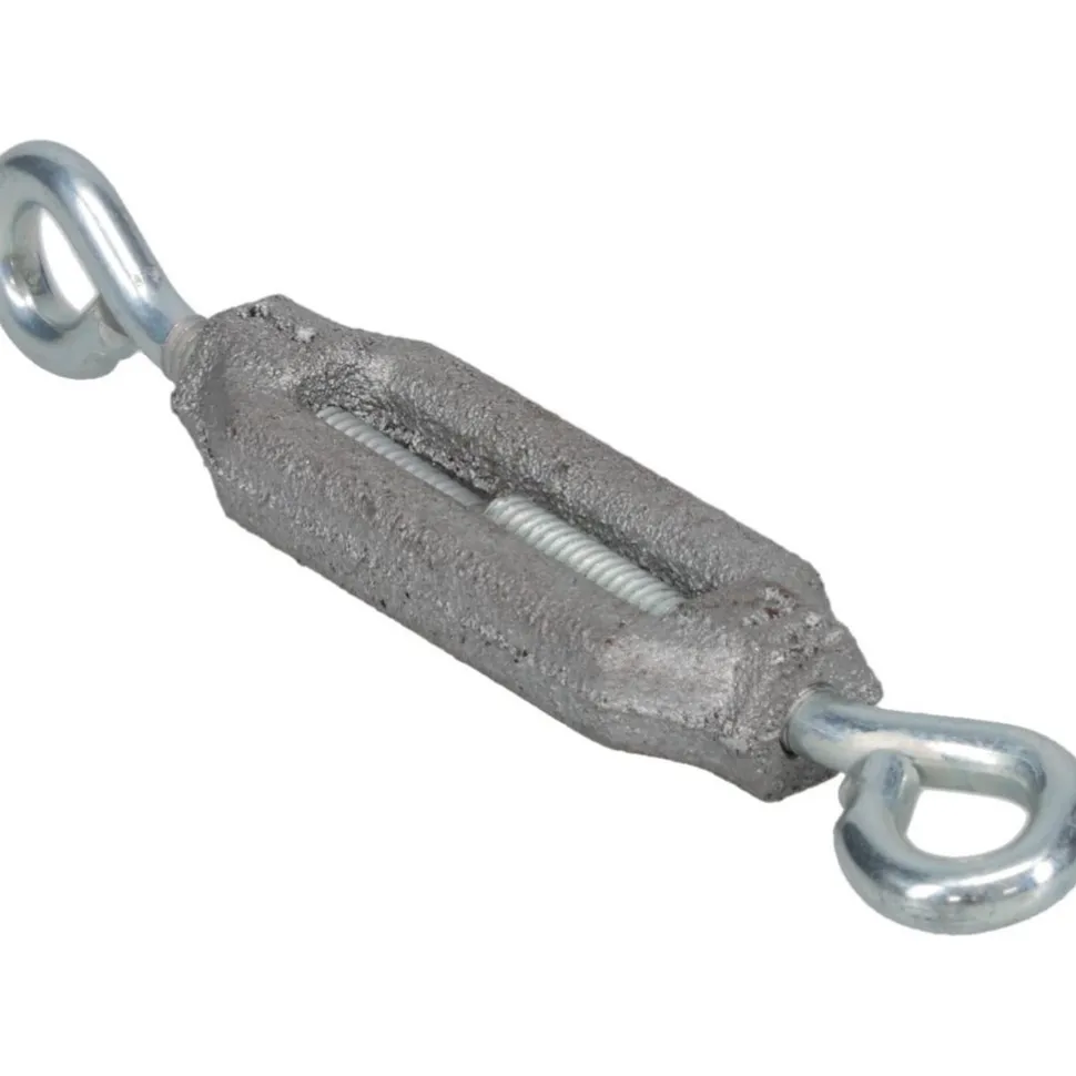 36 Lb Load Limit, #8 Thread Dia, 1-1/4" Take Up, Aluminum Eye & Eye Turnbuckle