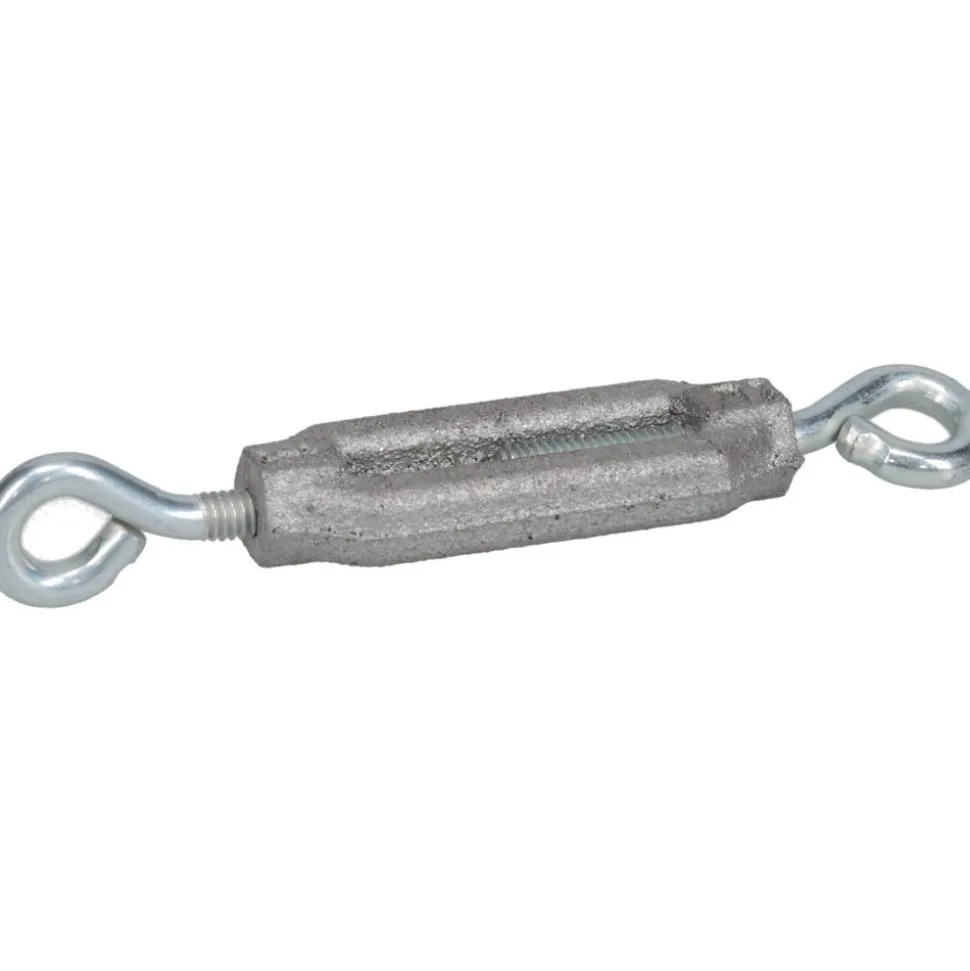 36 Lb Load Limit, #8 Thread Dia, 1-1/4" Take Up, Aluminum Eye & Eye Turnbuckle