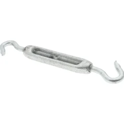 74 Lb Load Limit, 1/4" Thread Dia, 2-1/4" Take Up, Malleable Iron Hook & Hook Turnbuckle