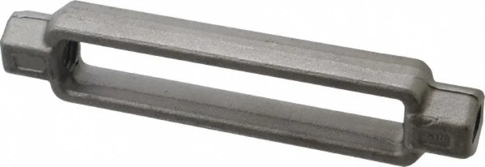 5,200 Lb Load Limit, 3/4" Thread Dia, 6" Take Up, Steel Turnbuckle Body Turnbuckle