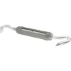 174 Lb Load Limit, 3/8" Thread Dia, 2-7/8" Take Up, Aluminum Hook & Hook Turnbuckle