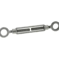 3,500 Lb Load Limit, 5/8" Thread Dia, 6" Take Up, Steel Eye & Eye Turnbuckle
