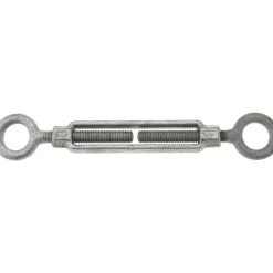 3,500 Lb Load Limit, 5/8" Thread Dia, 6" Take Up, Steel Eye & Eye Turnbuckle