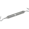 174 Lb Load Limit, 3/8" Thread Dia, 2-7/8" Take Up, Aluminum Hook & Hook Turnbuckle
