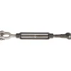 3,500 Lb Load Limit, 5/8" Thread Dia, 6" Take Up, Stainless Steel Jaw & Jaw Turnbuckle