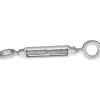 5,200 Lb Load Limit, 3/4" Thread Dia, 6" Take Up, Steel Eye & Eye Turnbuckle