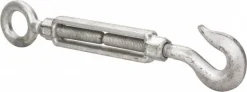 2,700 Lb Load Limit, 3/4" Thread Dia, 6" Take Up, Steel Hook & Eye Turnbuckle