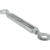 1,200 Lb Load Limit, 3/8" Thread Dia, 6" Take Up, Steel Eye & Eye Turnbuckle