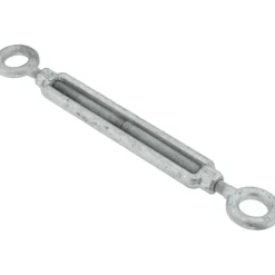 1,200 Lb Load Limit, 3/8" Thread Dia, 6" Take Up, Steel Eye & Eye Turnbuckle