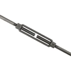 3,500 Lb Load Limit, 5/8" Thread Dia, 6" Take Up, Steel Stub & Stub Turnbuckle