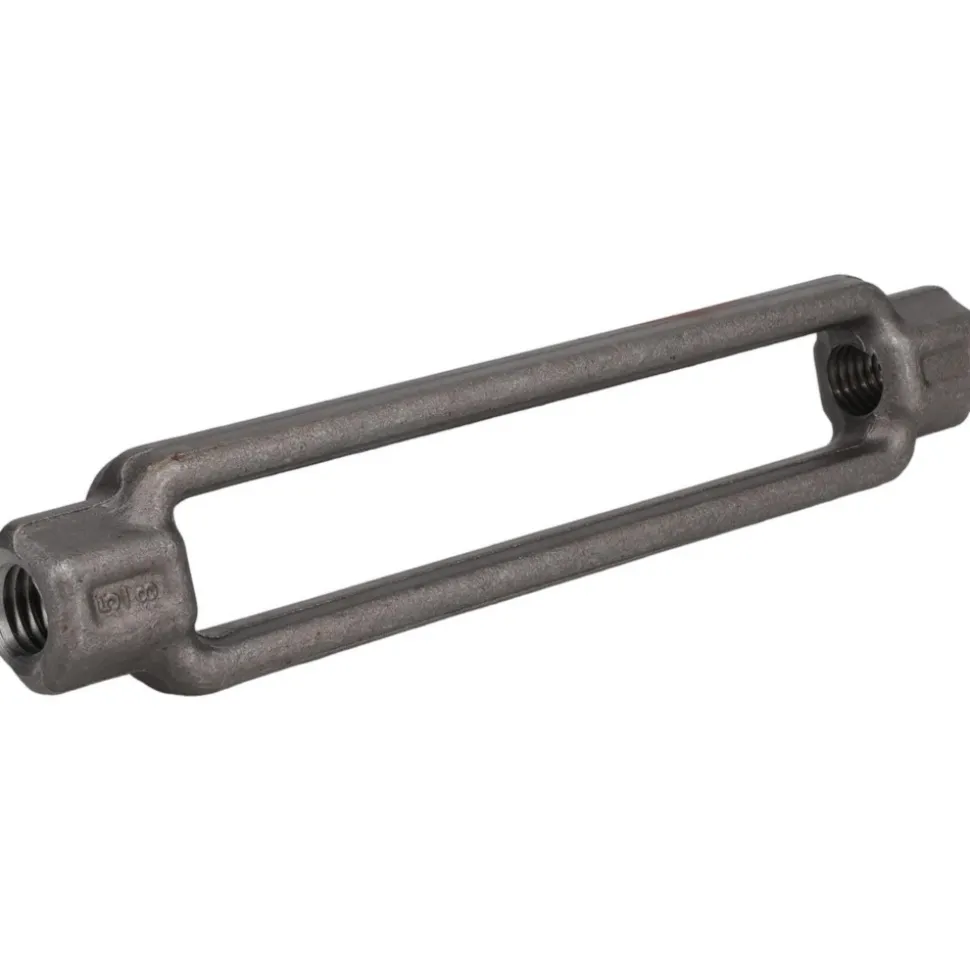 3,500 Lb Load Limit, 5/8" Thread Dia, 6" Take Up, Steel Turnbuckle Body Turnbuckle