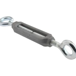 144 Lb Load Limit, 3/8" Thread Dia, 2-7/8" Take Up, Aluminum Eye & Eye Turnbuckle