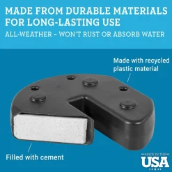 40lb USA Made Canopy Weight Set with Carry Strap