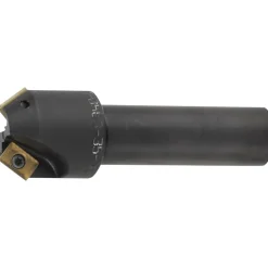 45° Lead Angle, 1" Cut Dia, Indexable & Chamfer End Mill