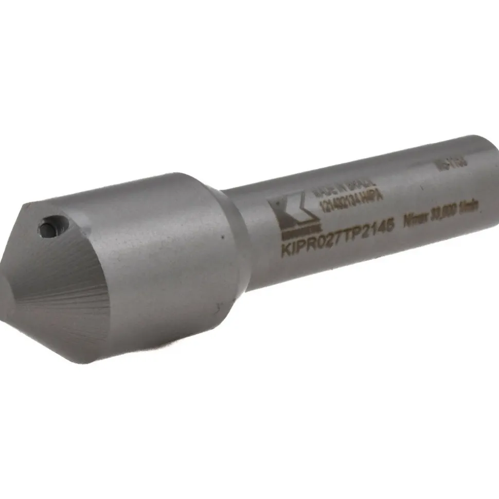 45° Lead Angle, 0.27" to 0.83" Cut Dia, Indexable & Chamfer End Mill
