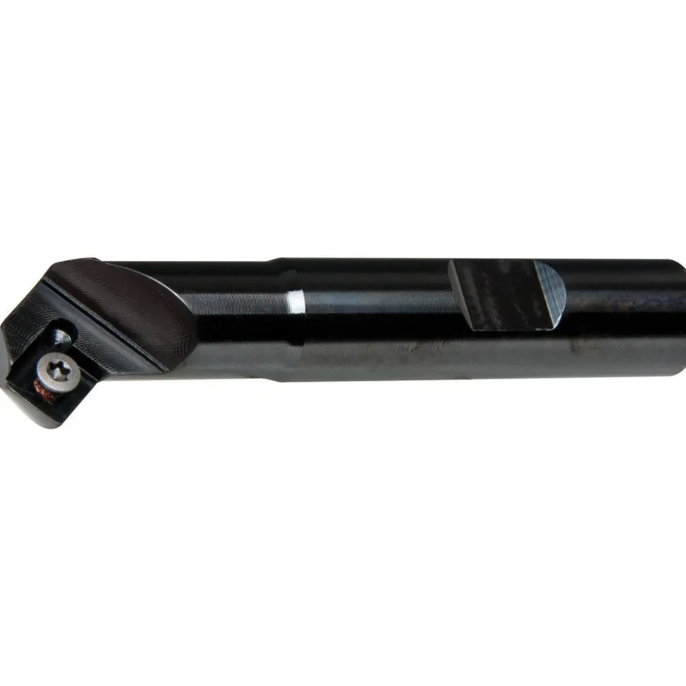 45° Lead Angle, 0.46" to 0.897" Cut Dia, Indexable & Chamfer End Mill