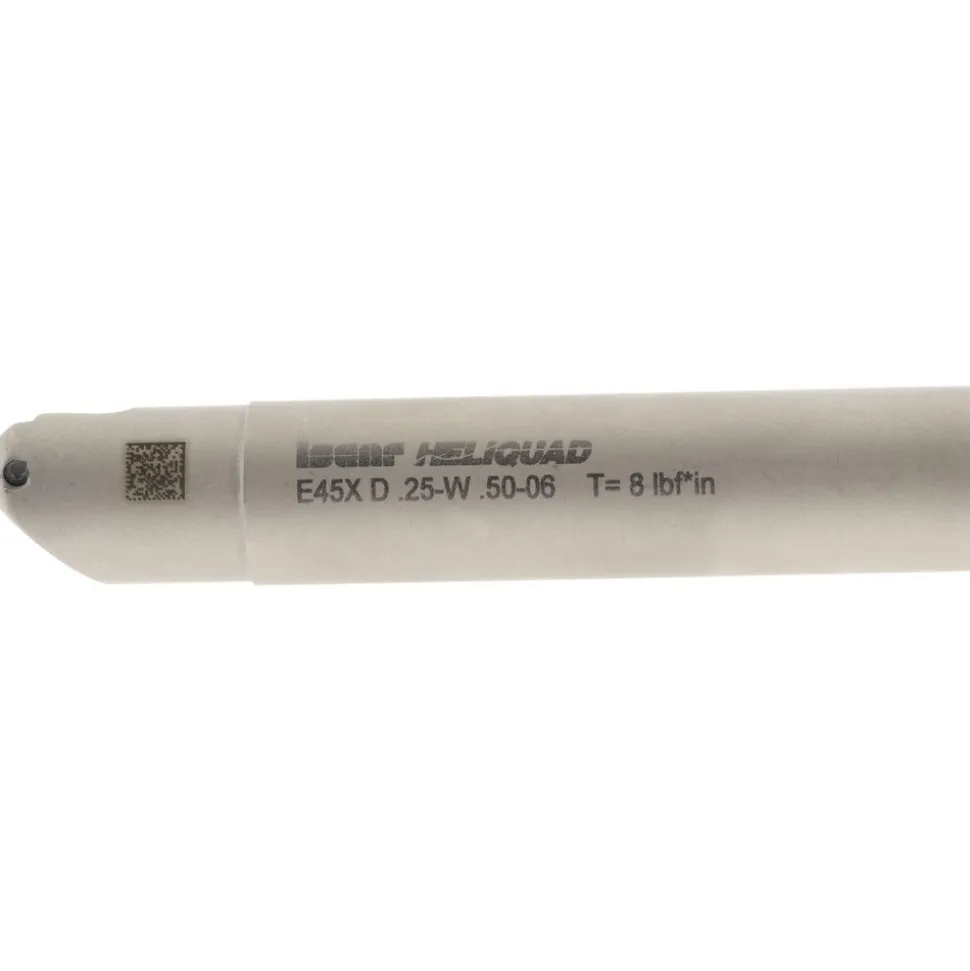 45° Lead Angle, 1/4" to 0.57" Cut Dia, 1/2" Shank Dia, Indexable & Chamfer End Mill