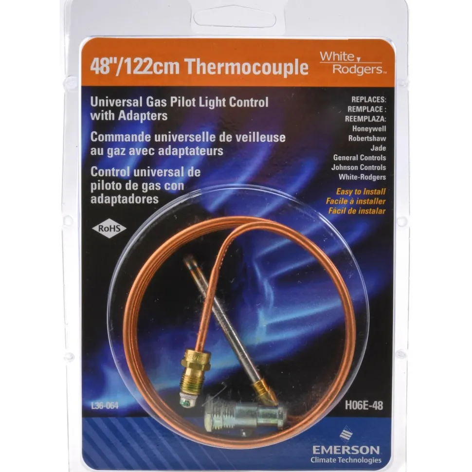 48" Lead Length Universal Replacement HVAC Thermocouple