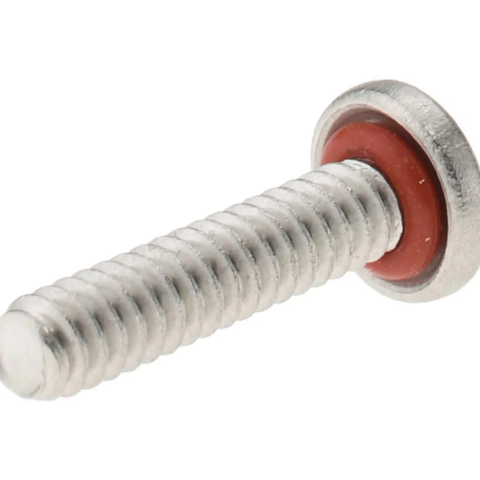 #6-32, 5/8" Length Under Head, Pan Head, #2 Phillips Self Sealing Machine Screw