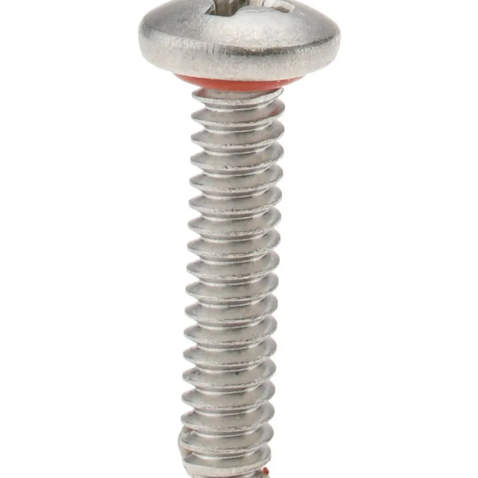 #6-32, 5/8" Length Under Head, Pan Head, #2 Phillips Self Sealing Machine Screw