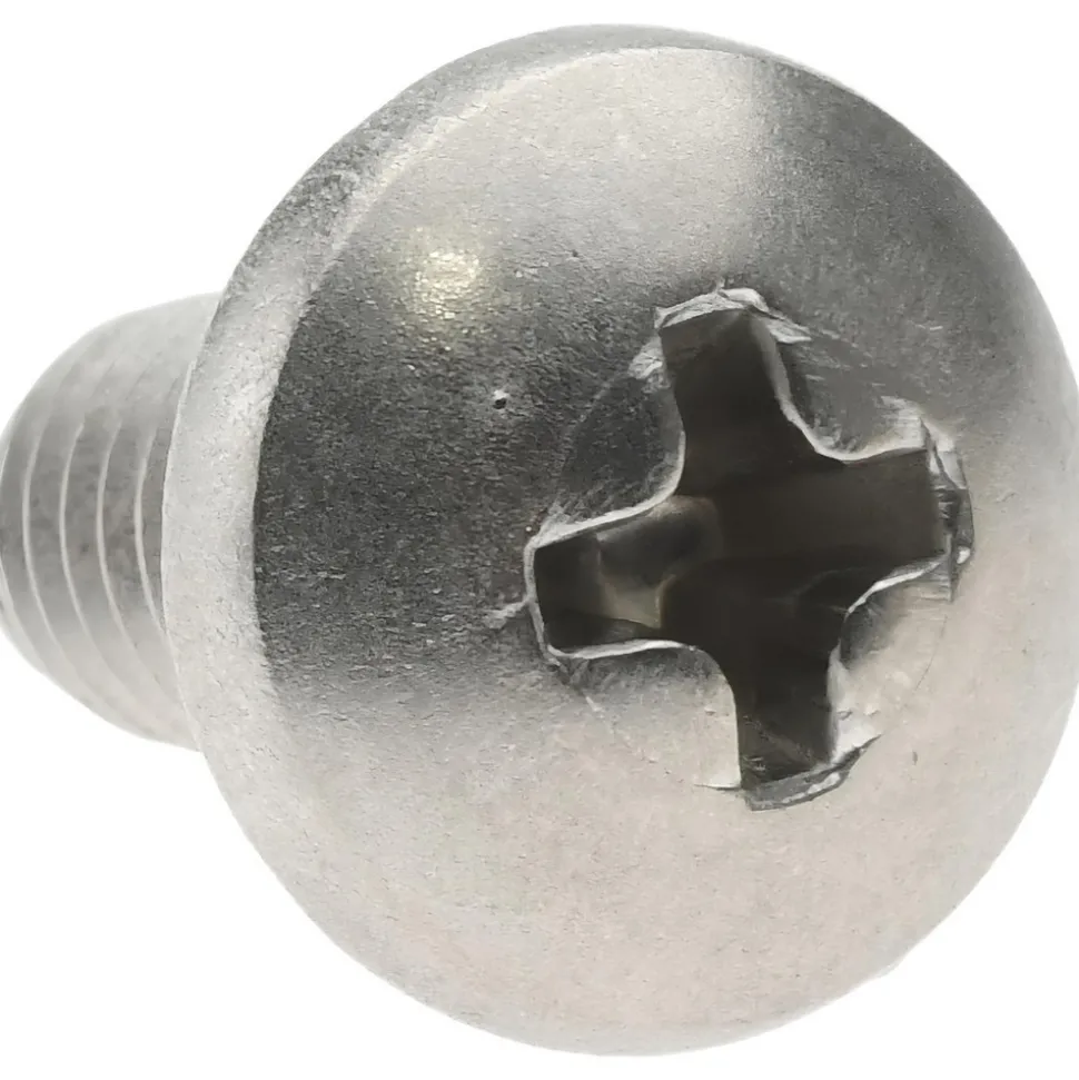 #10-32, 3/8" Length Under Head, Pan Head, #2 Phillips Self Sealing Machine Screw