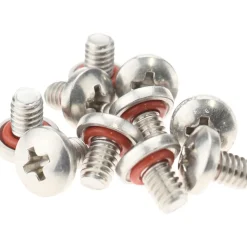 #8-32, 1/4" Length Under Head, Pan Head, #2 Phillips Self Sealing Machine Screw