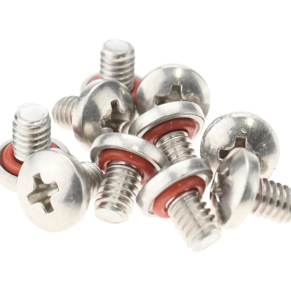#8-32, 1/4" Length Under Head, Pan Head, #2 Phillips Self Sealing Machine Screw