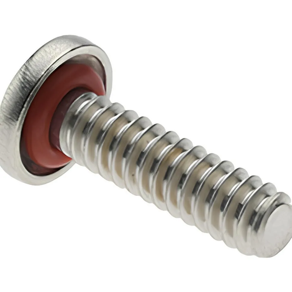 #6-32, 1/2" Length Under Head, Pan Head, #2 Phillips Self Sealing Machine Screw