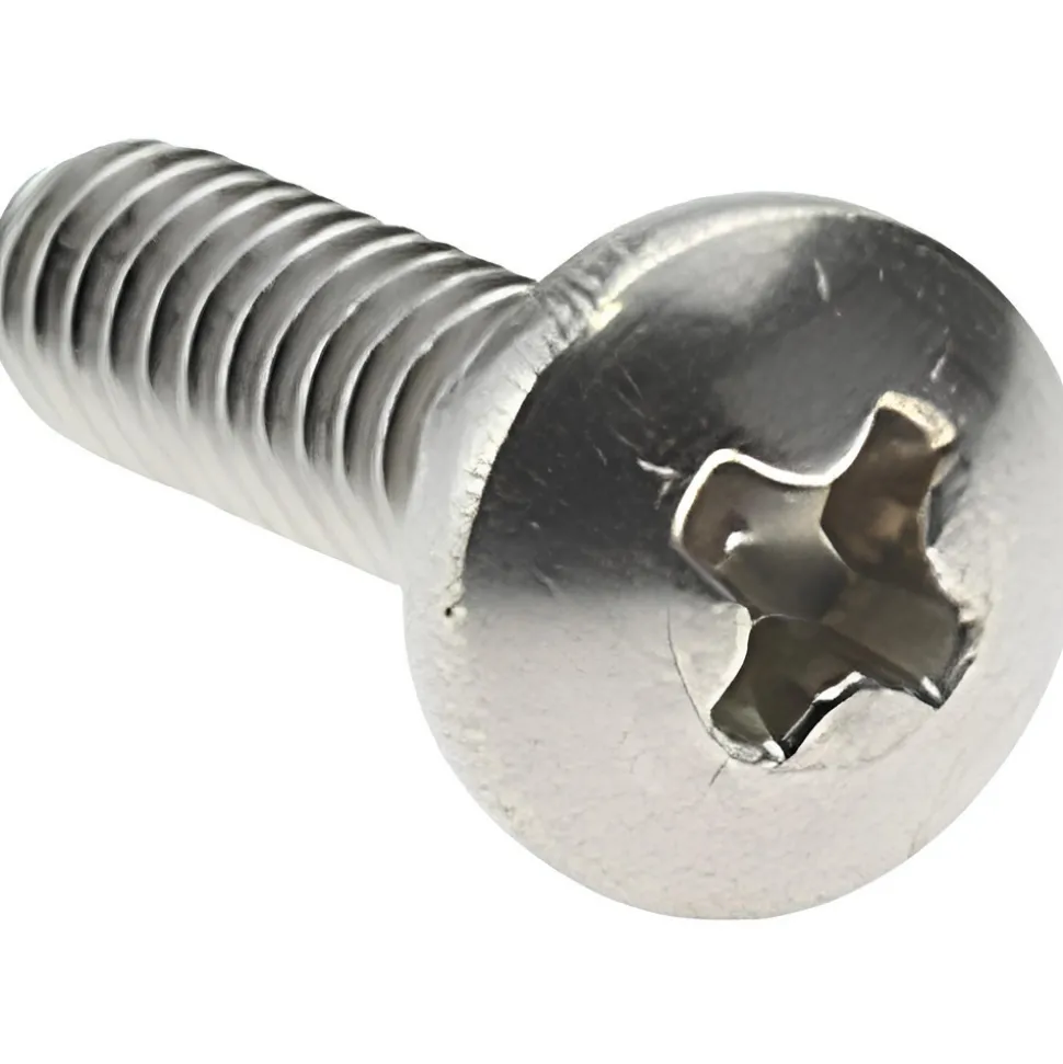 #6-32, 1/2" Length Under Head, Pan Head, #2 Phillips Self Sealing Machine Screw