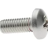 #10-32, 1/2" Length Under Head, Pan Head, #2 Phillips Self Sealing Machine Screw