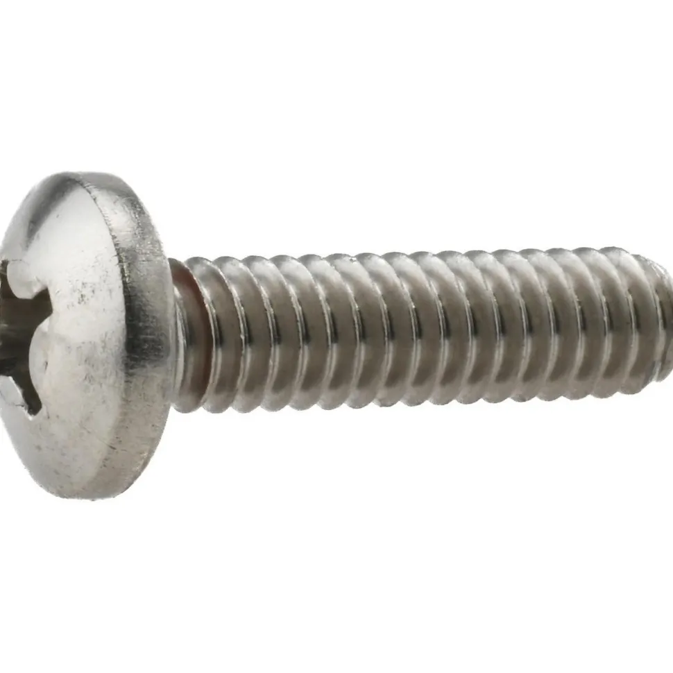 1/4-20, 1" Length Under Head, Pan Head, #3 Phillips Self Sealing Machine Screw