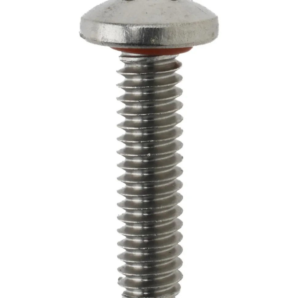 1/4-20, 1" Length Under Head, Pan Head, #3 Phillips Self Sealing Machine Screw
