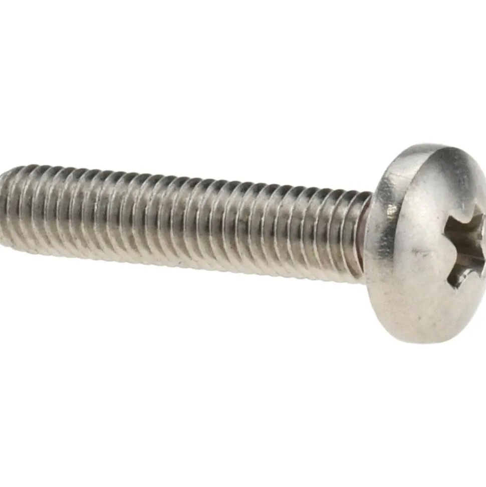 #10-32, 1" Length Under Head, Pan Head, #2 Phillips Self Sealing Machine Screw