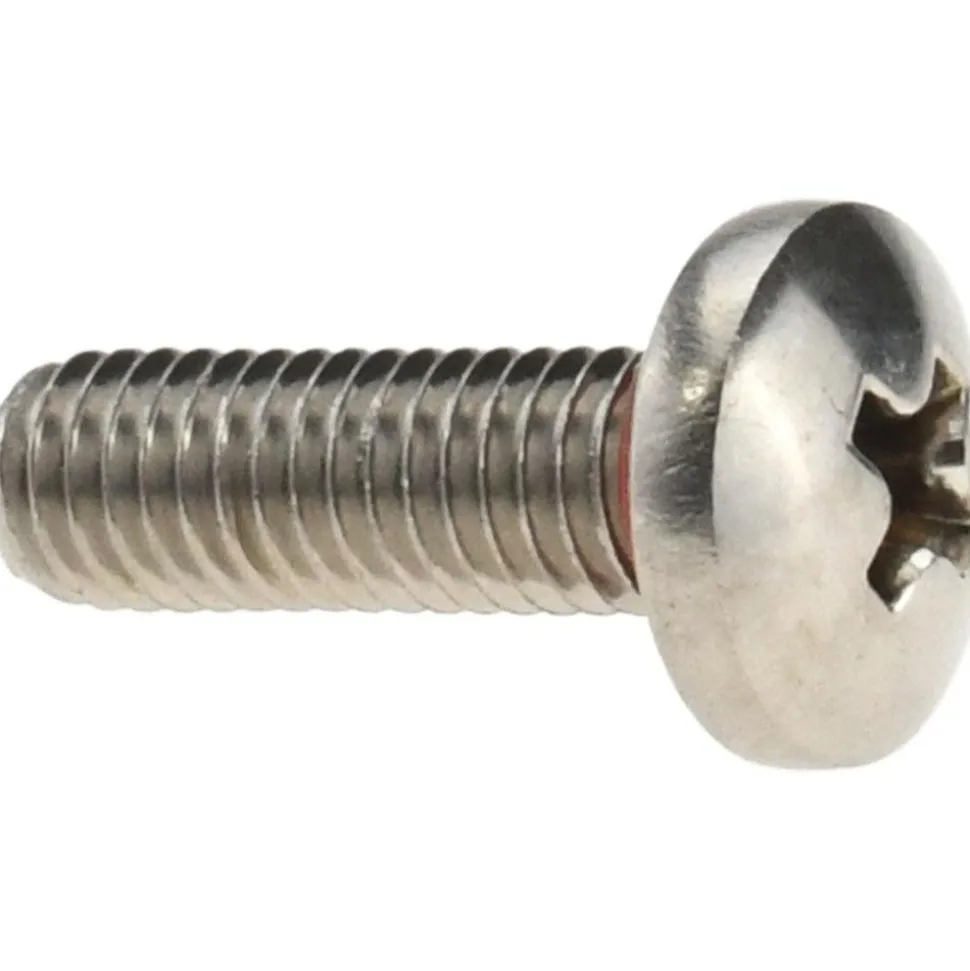 #10-32, 5/8" Length Under Head, Pan Head, #2 Phillips Self Sealing Machine Screw