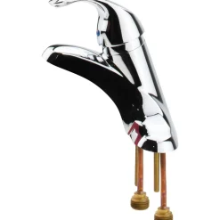 Lever Handle, Deck Plate Bathroom Faucet