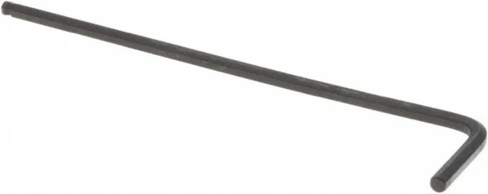L-Handle Hex Key: 3/32", Ball End, Long Arm