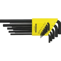L-Handle Hex Key: 1/2", Hex End, Long Arm