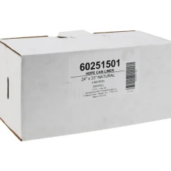 Light Duty Trash Bags: 16.000 gal, 0.31 mil, Pack of 200