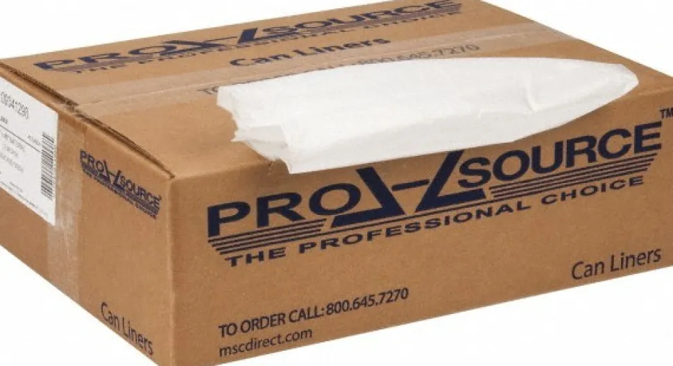 Light Duty Trash Bags: 45.000 gal, 0.47 mil, Pack of 250