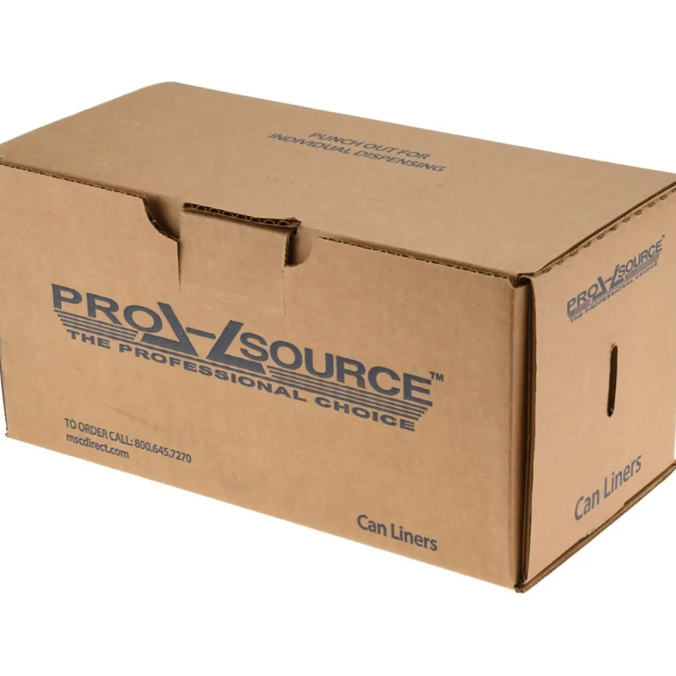 Light Duty Trash Bags: 33.000 gal, 0.43 mil, Pack of 100