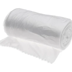Light Duty Trash Bags: 4.000 gal, 0.4 mil, Pack of 500