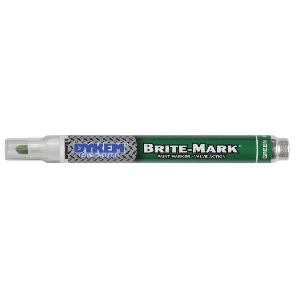 Liquid Paint Marker: Green, Oil Base, Line & Medium Tip