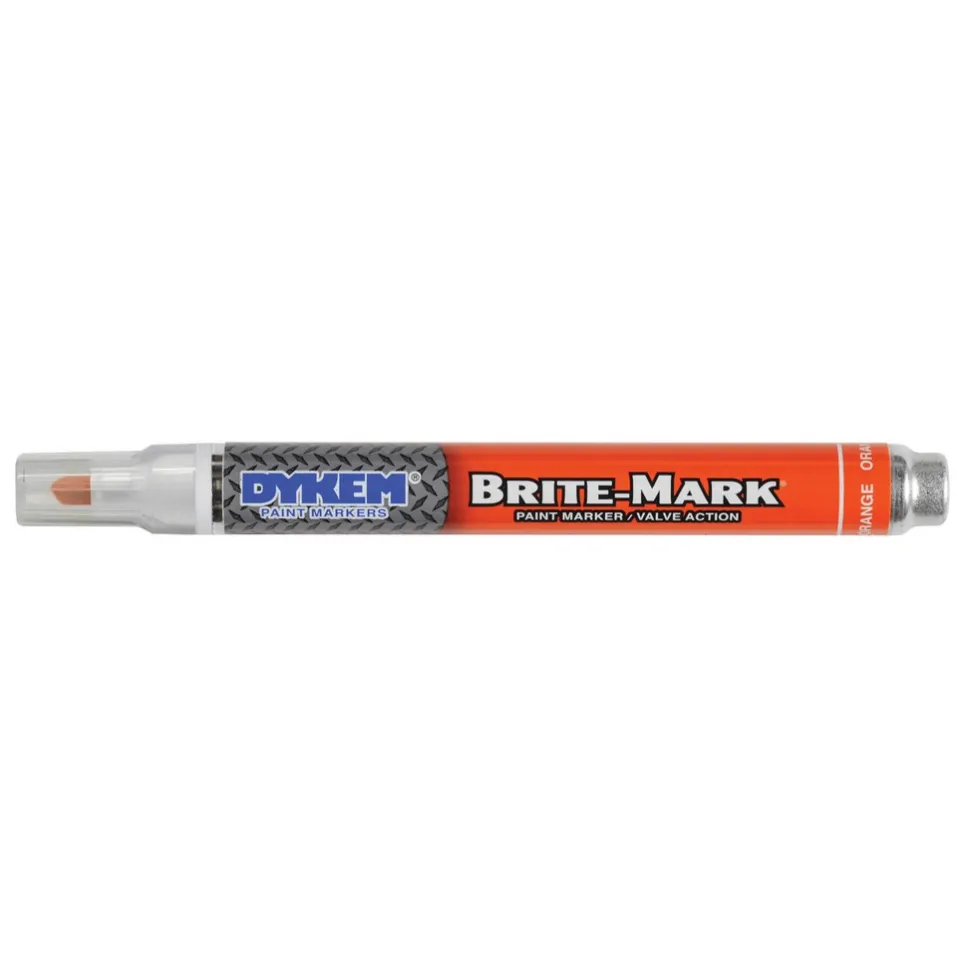 Liquid Paint Marker: Orange, Oil Base, Line & Medium Tip